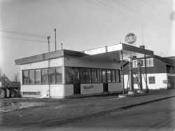 Svenska Gulf, vy av bensinstation - klicka f�r att f�rstora