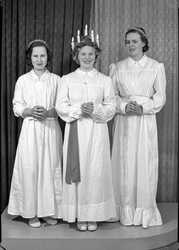 Margareta Jansson F�rghandeln, Lucia 1957 - klicka f�r att f�rstora