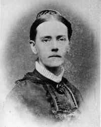 Ulla Tideström på Lanna gård. Född Wallmo 1835, död 1921, gift med Constantin Tideström - klicka f�r att f�rstora