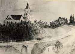 Hidinge nya kyrka uppförd 1867-1869 - klicka f�r att f�rstora