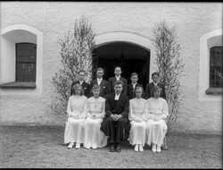 Pastor Lagerstedt, Kr�cklinge l�sgrupp, 1942 se SEJ-14587 - klicka f�r att f�rstora