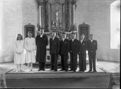 Pastor Lagerstedt, Kr�cklinge l�sgrupp, 1943 se SEJ-15212 - klicka f�r att f�rstora