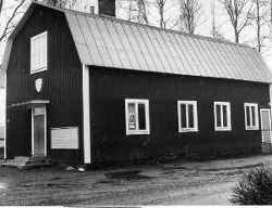Ordenshuset i Fjugesta som tidvis anv�ndes som biograf. - klicka f�r att f�rstora