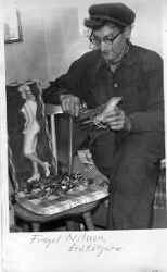 Fingal Nilsson Lantbrevb�rare och skulpt�r - klicka f�r att f�rstora