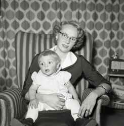 Eivor Edlund med hennes maken Nils dotter - klicka f�r att f�rstora