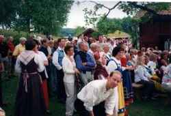 Midsommar p� H�gan. - klicka f�r att f�rstora