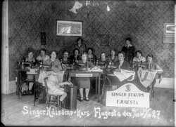 Singer & Comp.h�ls�mskurs 1927 - klicka f�r att f�rstora