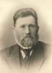 N�mndeman Axel Eriksson, f�dd den 19 november 1855 och d�d den 2 februari 1940, i K�lltorp i Hidinge - klicka f�r att f�rstora