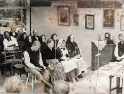 L�sarm�te 1850. Kr�nikespel i Mo Metodistkapells hundra�rsjubileum 1969 - klicka f�r att f�rstora