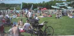 Sannabadet en solig dag sommaren 2015 - klicka f�r att f�rstora